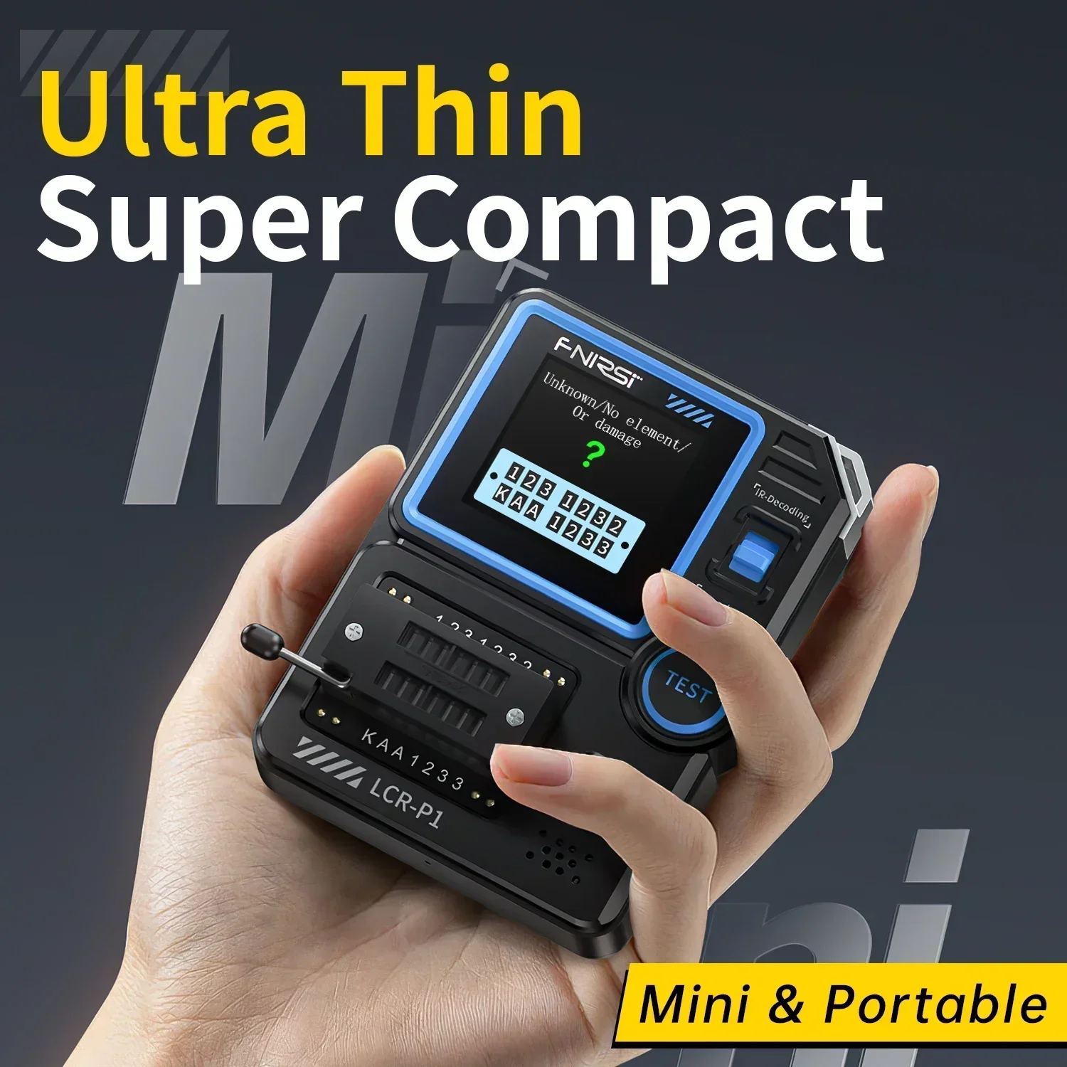 FNIRSI LCR-P1  Multifunction Transistor Tester - Image 5